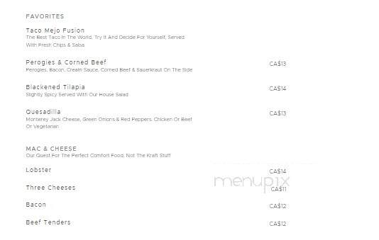 Pepper's Steakhouse - Camrose, AB menu_pic