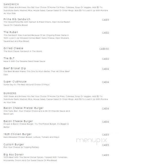 Pepper's Steakhouse - Camrose, AB menu_pic