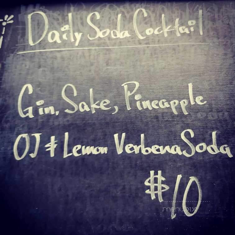 Grapes & Soda - Vancouver, BC menu_pic