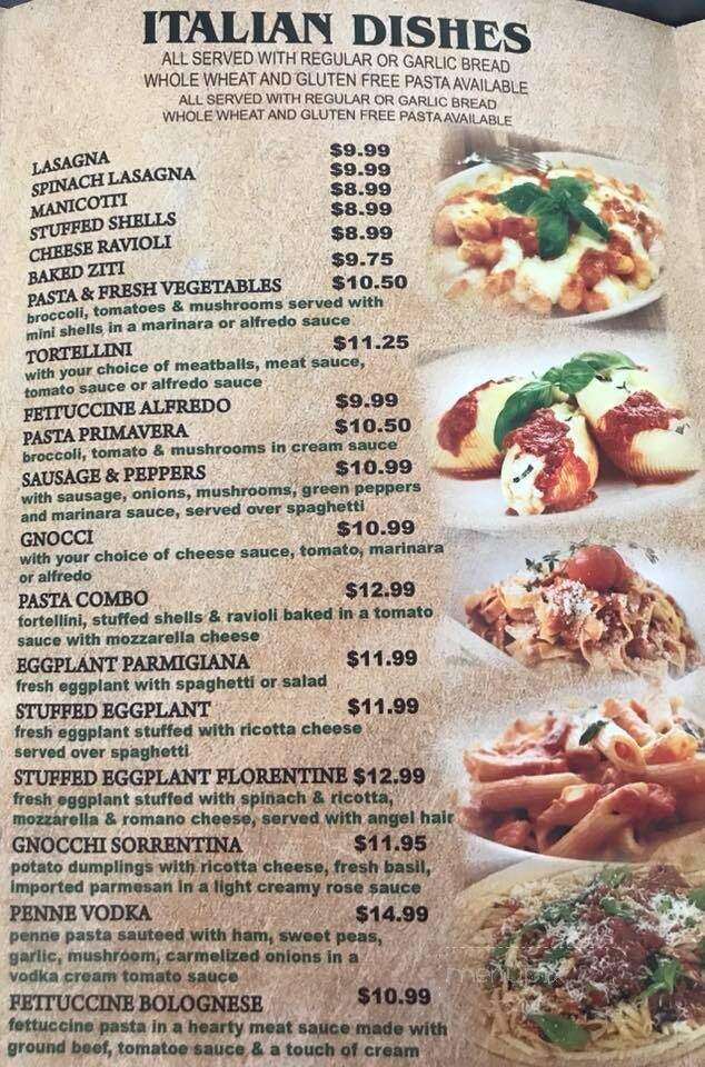 Come a Casa - Hanover, PA menu_pic