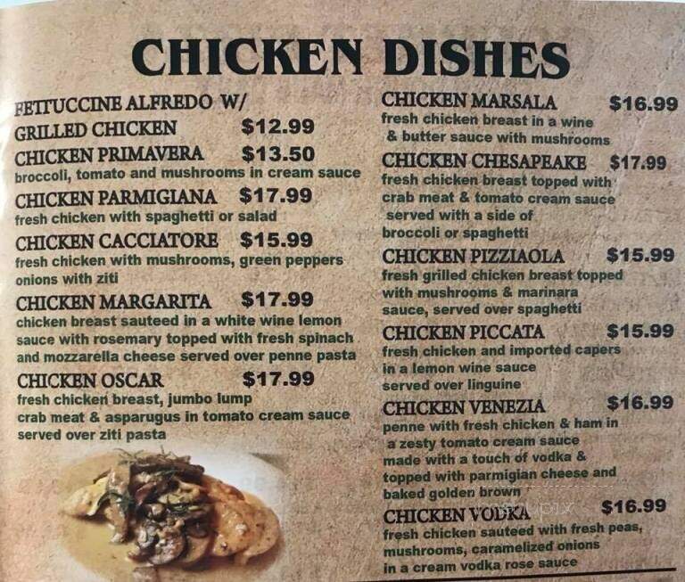 Come a Casa - Hanover, PA menu_pic