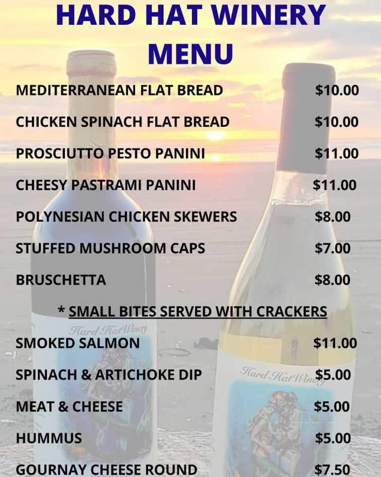 Hard Hat Winery - Wenatchee, WA menu_pic