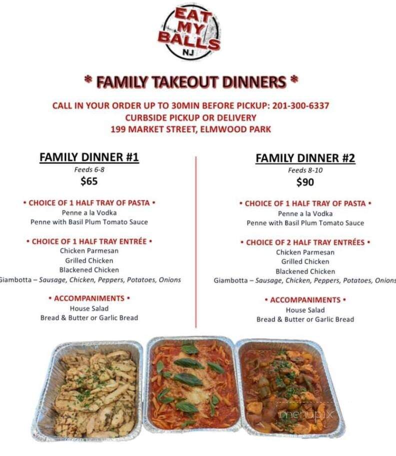 Eat My Balls - Elmwood Park, NJ menu_pic