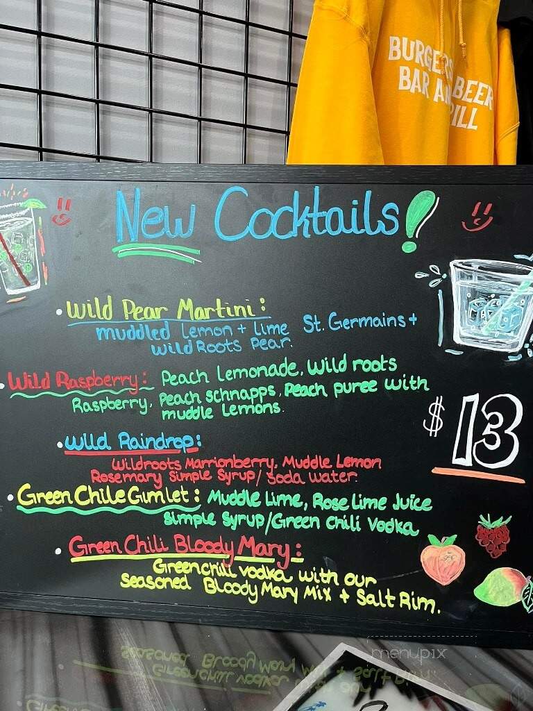 Burgers & Beer Bar and Grill - Camas, WA menu_pic