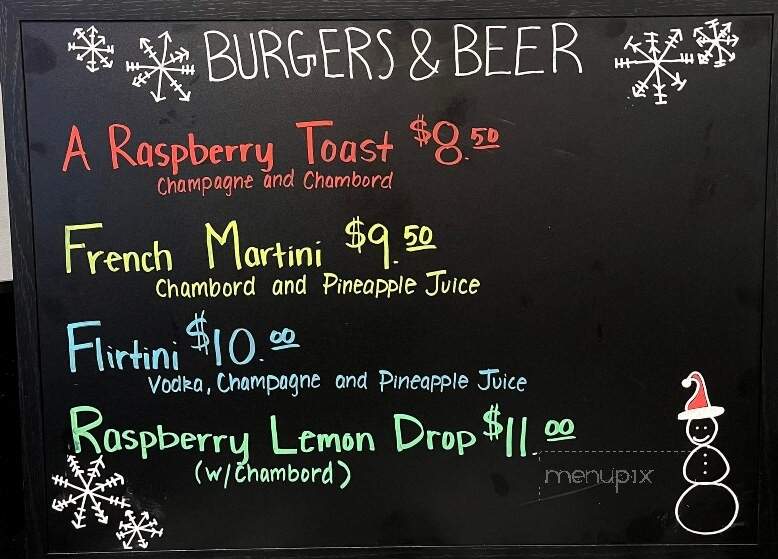 Burgers & Beer Bar and Grill - Camas, WA menu_pic