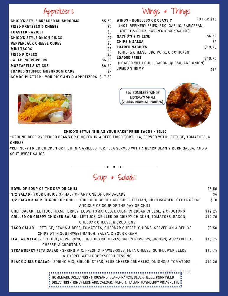 Martins Tunes and Eats - Wood River, IL menu_pic