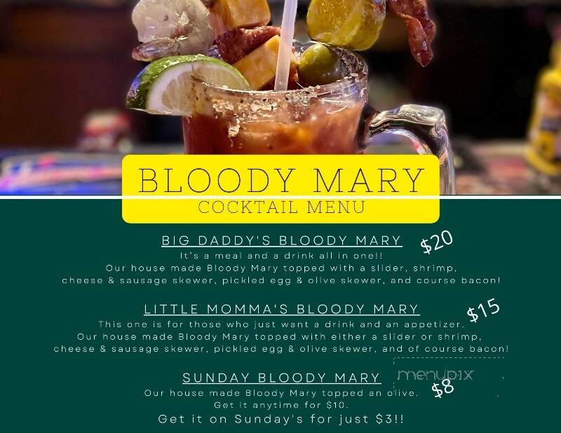 Martins Tunes and Eats - Wood River, IL menu_pic