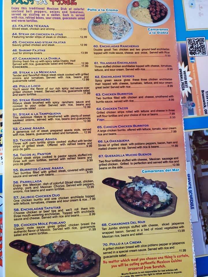 Muchos Bueno's Mexican Grill - Brunswick, OH menu_pic