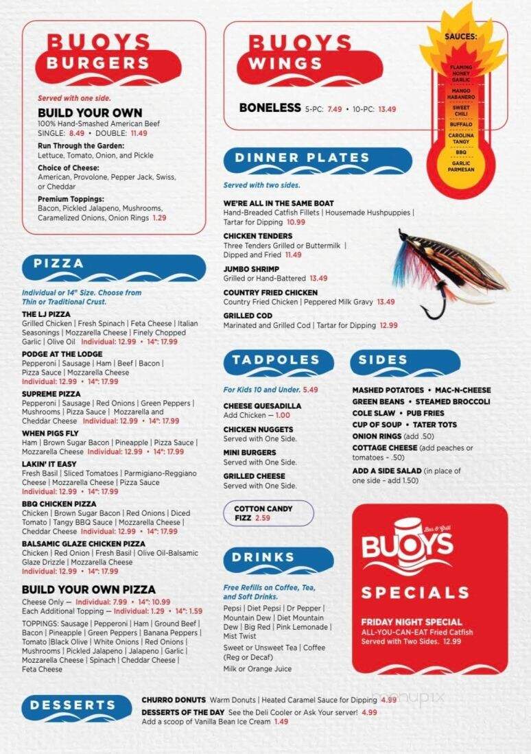 Nolin Lake Motel and Restaurant - Clarkson, KY menu_pic
