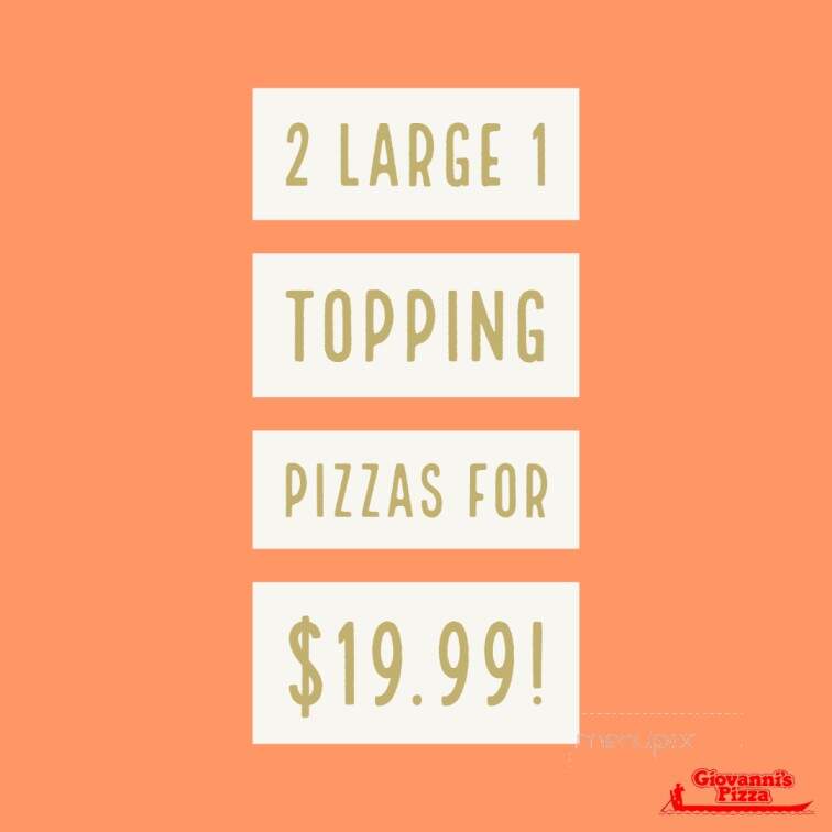 Giovanni's Frozen Pizza - Brainerd, MN menu_pic
