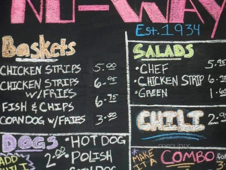 Nu-Way Drive In - Leavenworth, KS menu_pic