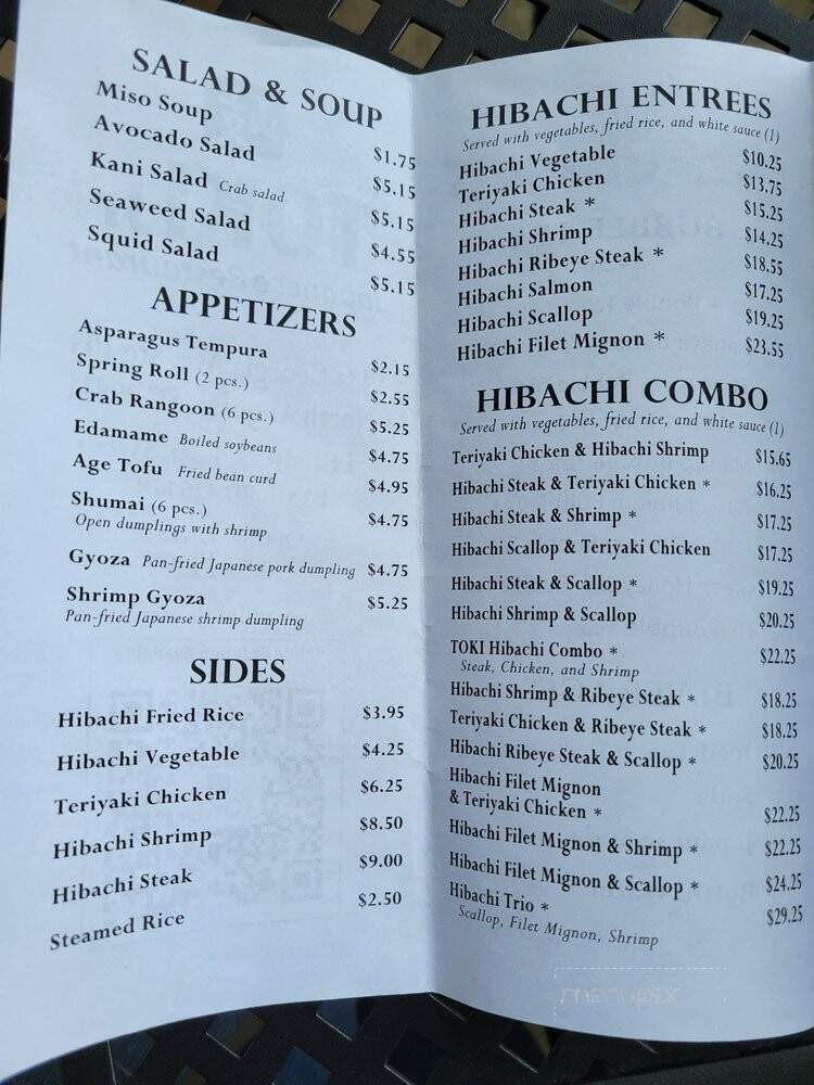Toki Jr - North Augusta, SC menu_pic
