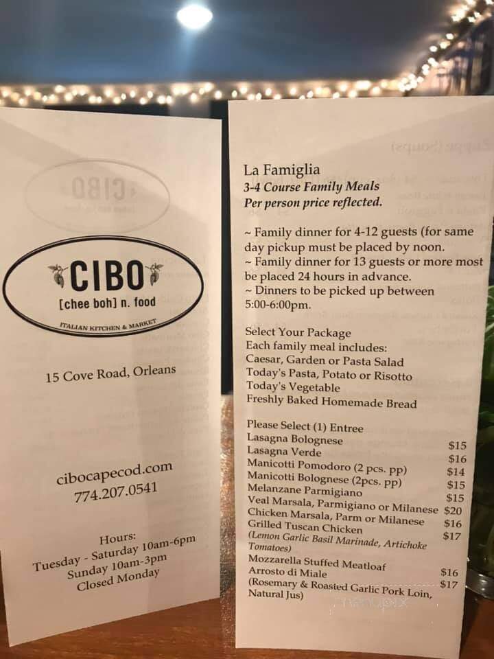 Cibo Italian Kitchen & Market - Orleans, MA