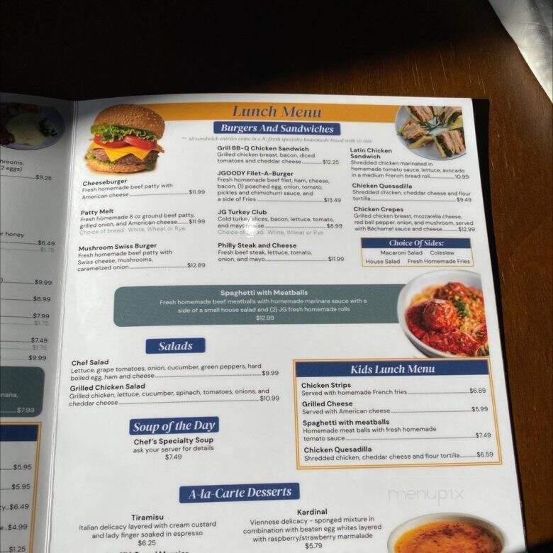 JGoody Cafe & Bakery - Oldsmar, FL menu_pic