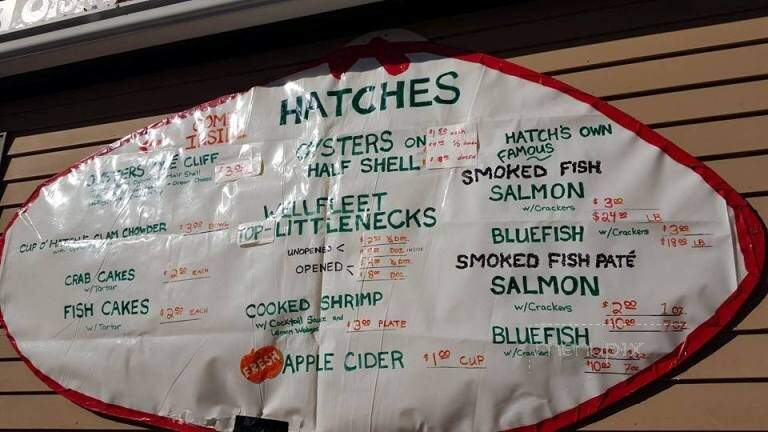 Hatch's Fish Market - Wellfleet, MA menu_pic