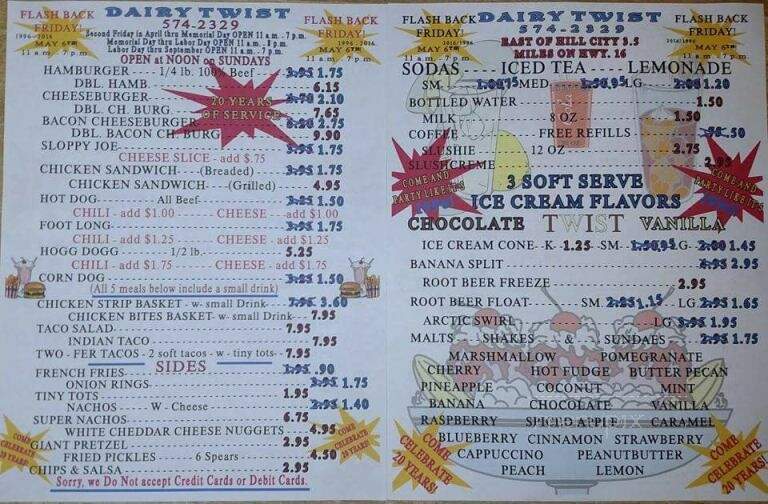 Dairy Twist - Hill City, SD menu_pic