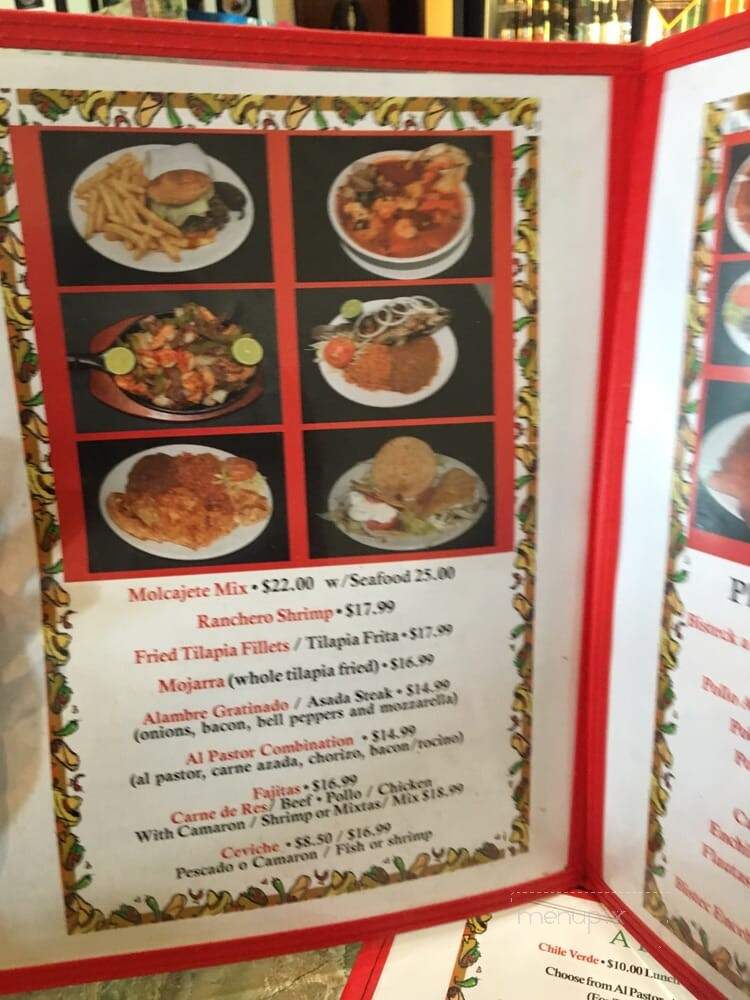Taqueria Jalisco - Paso Robles, CA menu_pic