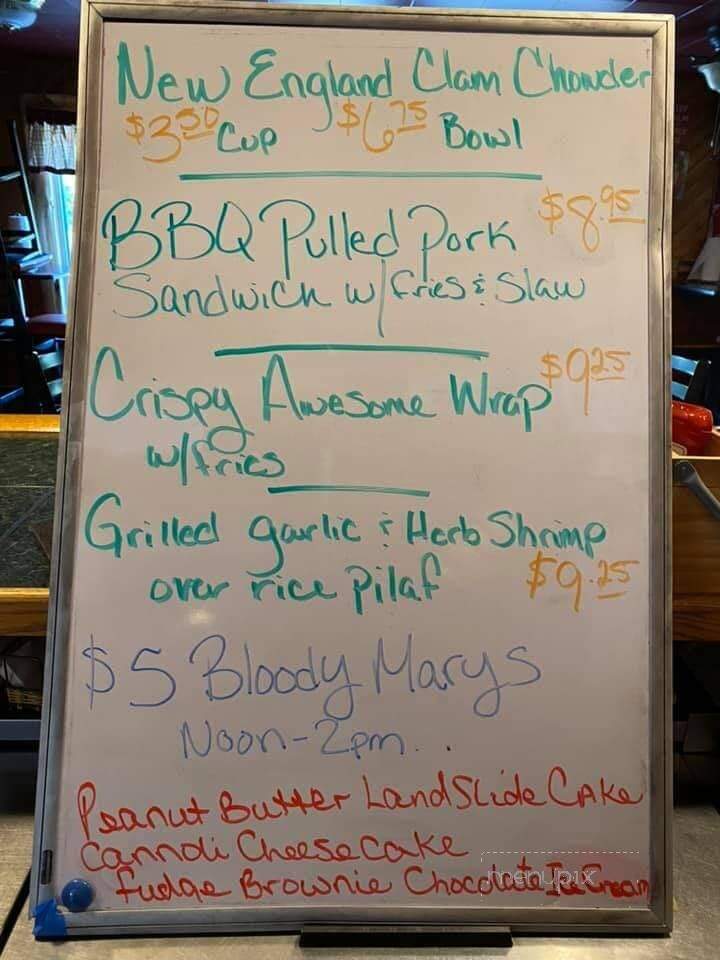 Crosstown Tavern - Starlight, PA menu_pic