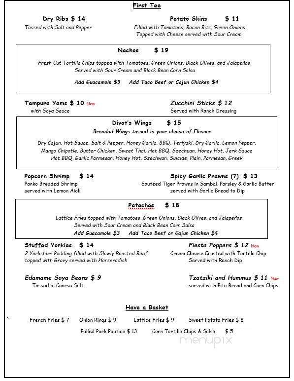 Princeton Golf Club Restaurant - Princeton, BC menu_pic