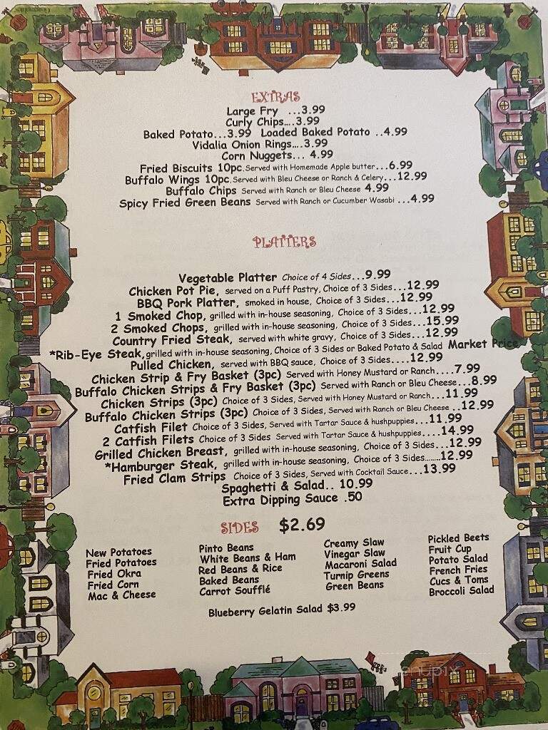Bell Buckle Cafe - Bell Buckle, TN menu_pic