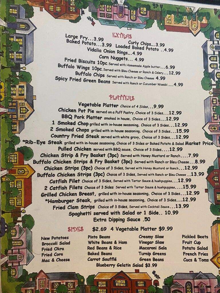 Bell Buckle Cafe - Bell Buckle, TN menu_pic