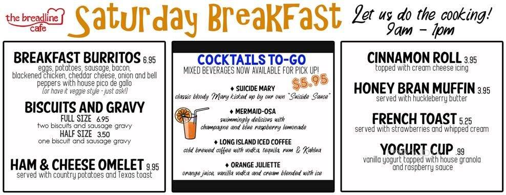 Breadline Cafe - Omak, WA menu_pic