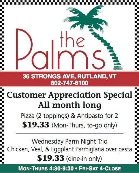 The Palms Restaurant - Rutland, VT