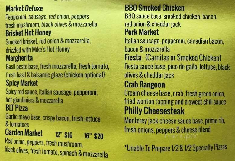 Pizza Market - Marathon City, WI menu_pic