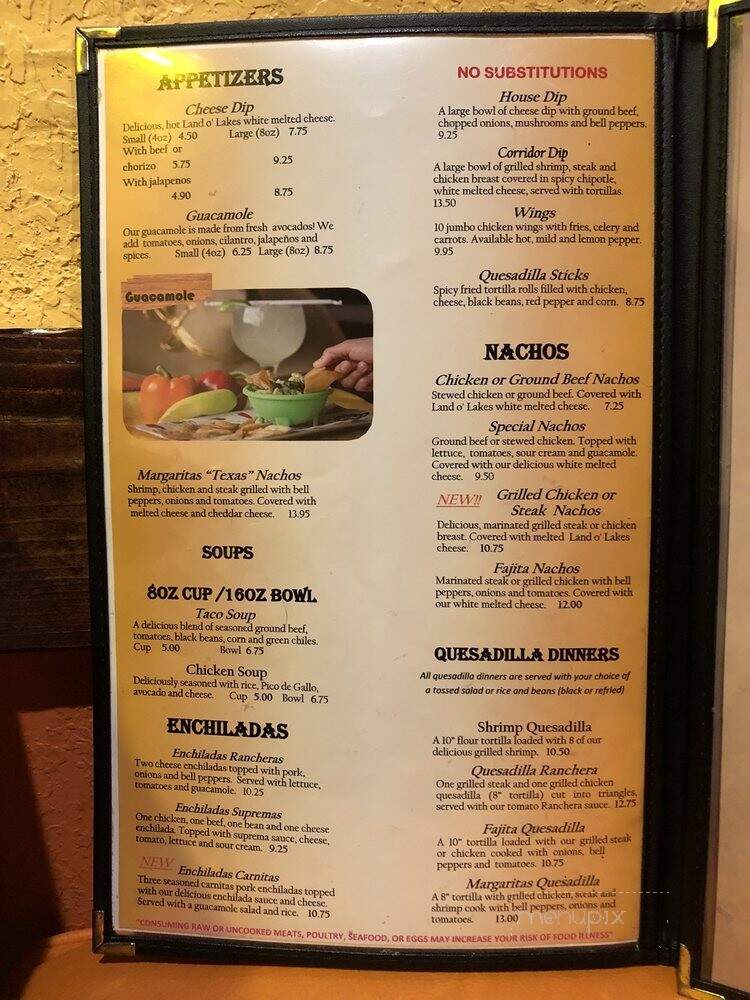 Fajitas Mexican Grill - Macon, GA menu_pic