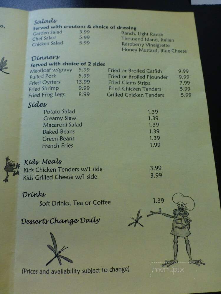 Frogtown Market - Franklin, NC menu_pic