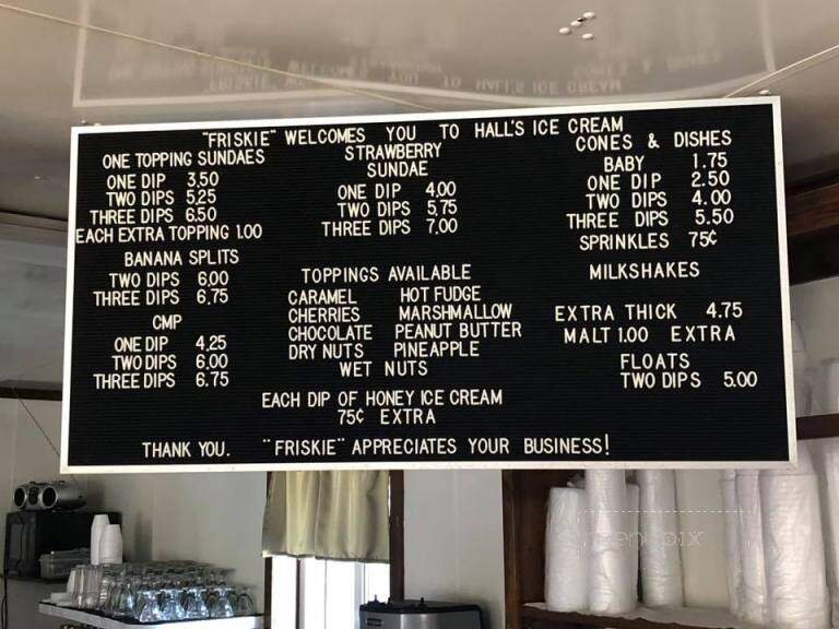 Hall's Ice Cream - Millerstown, PA