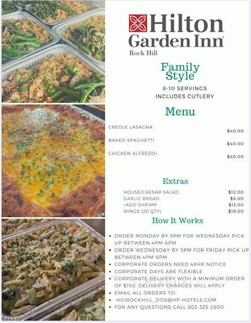 Hilton Garden Inn-Rock Hill - Rock Hill, SC menu_pic