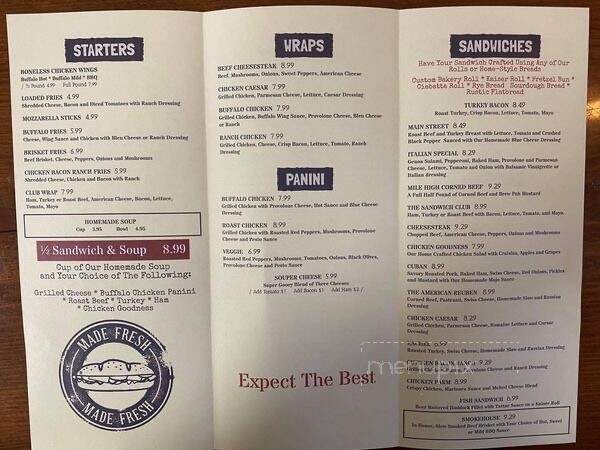 American Sandwich - Wyalusing, PA menu_pic