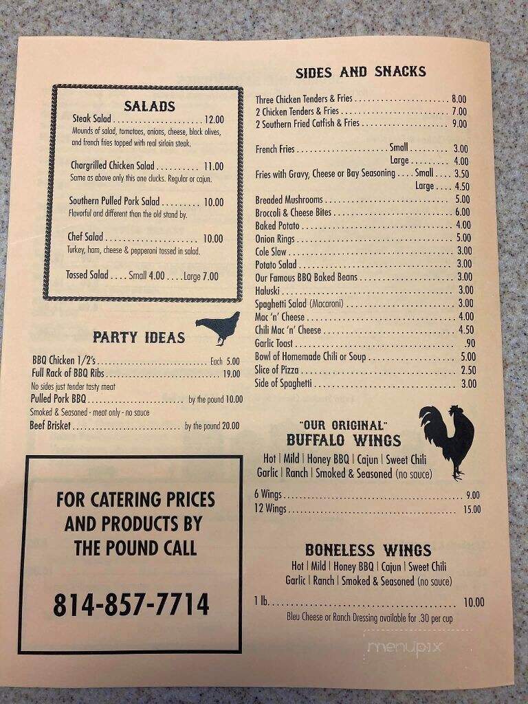 Gio's BBQ - Woodland, PA menu_pic
