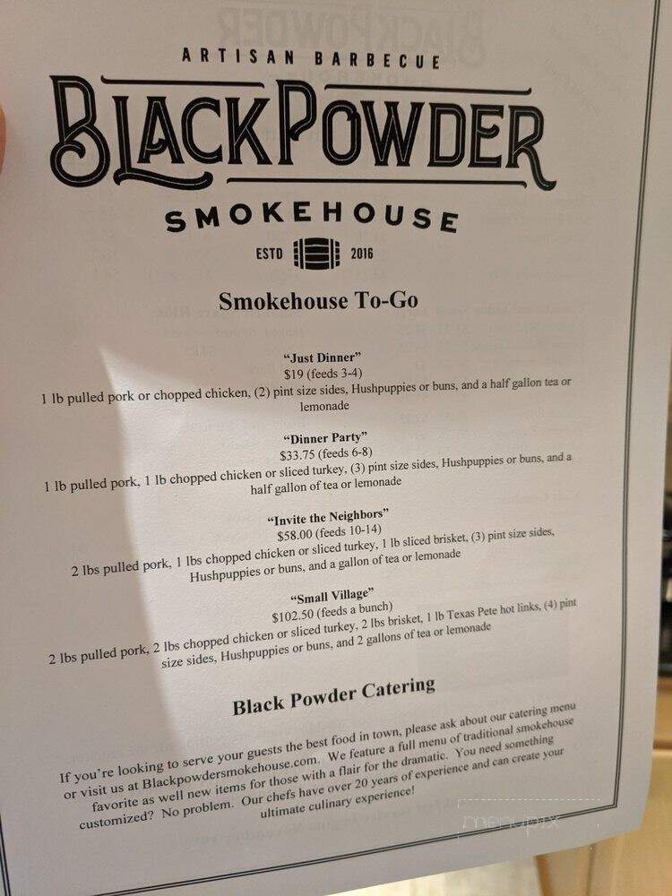 Black Powder Smokehouse - Jamestown, NC