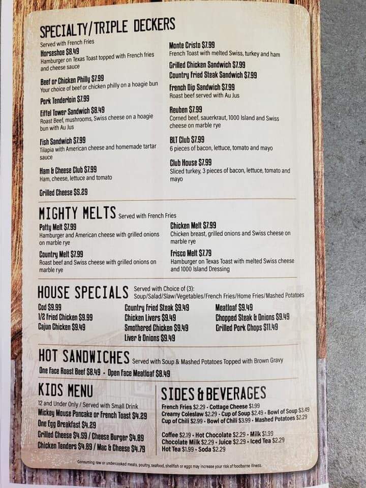 High Ridge Family Diner - High Ridge, MO menu_pic