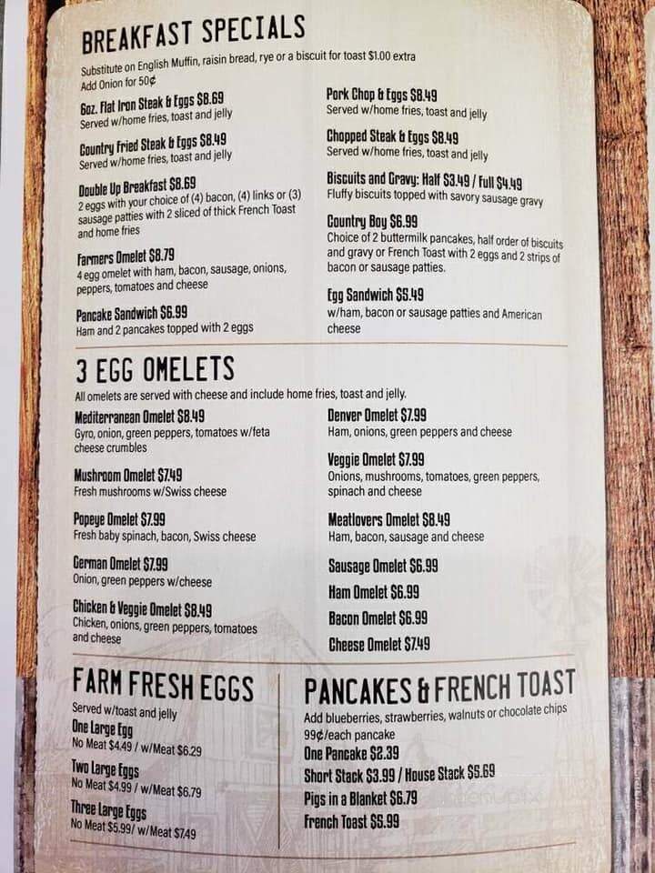 High Ridge Family Diner - High Ridge, MO menu_pic