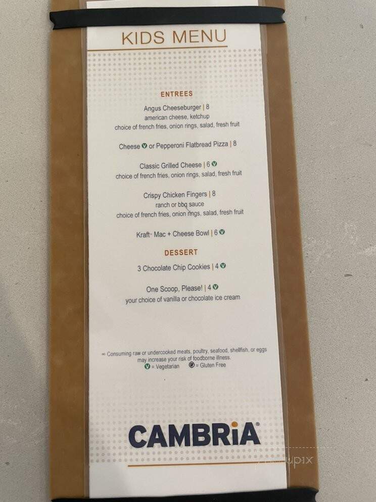 Malibu Canyon Bar & Grill - Calabasas, CA menu_pic