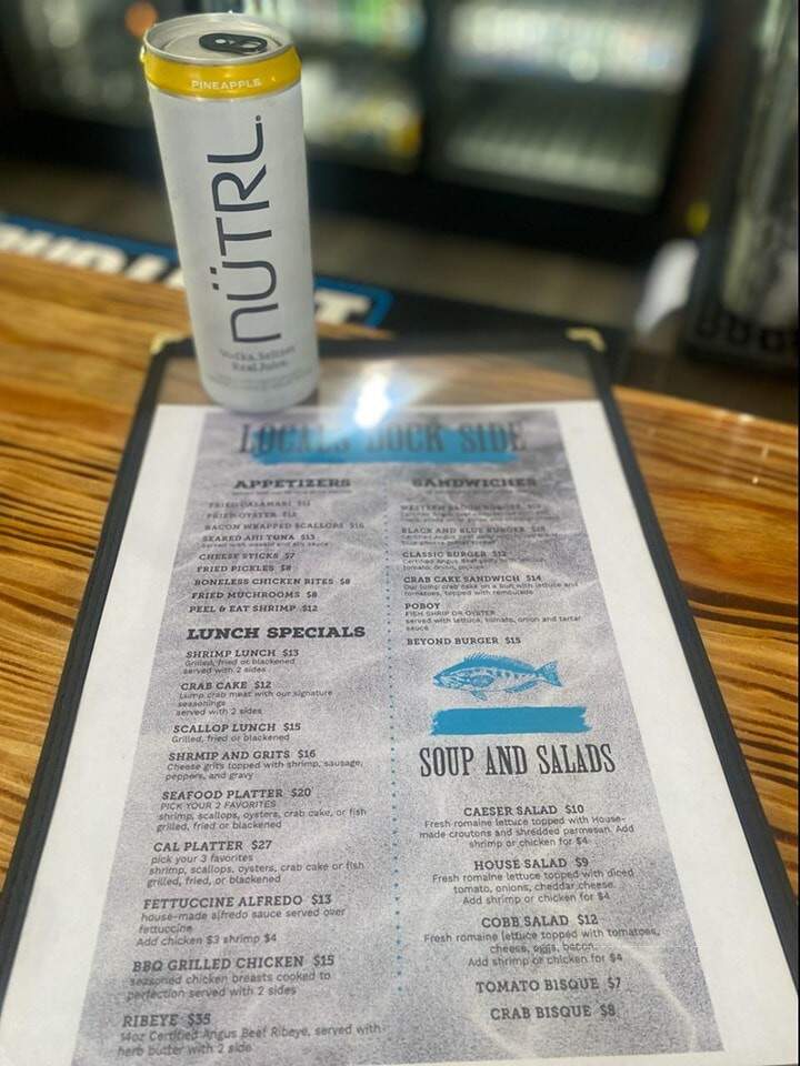 Locals Dockside - St. Marys, GA menu_pic