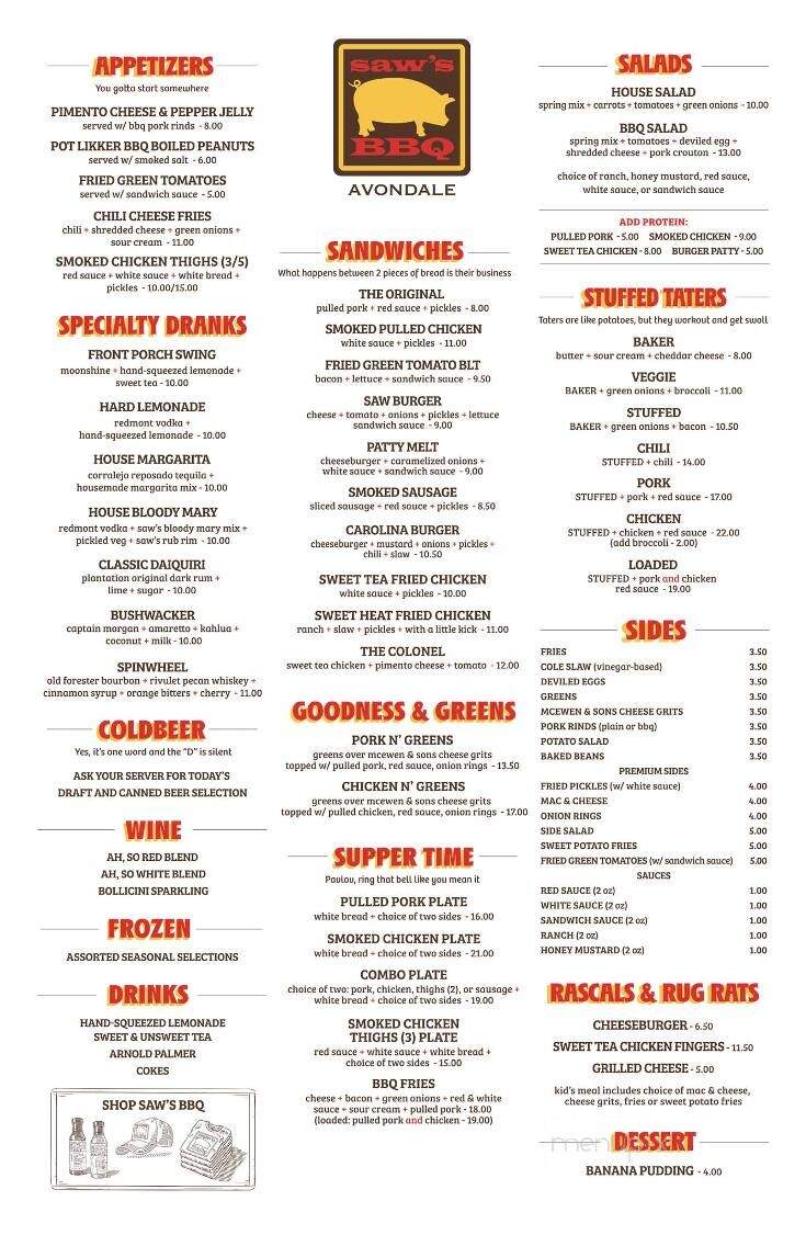 Saw's Soul Kitchen - Birmingham, AL menu_pic