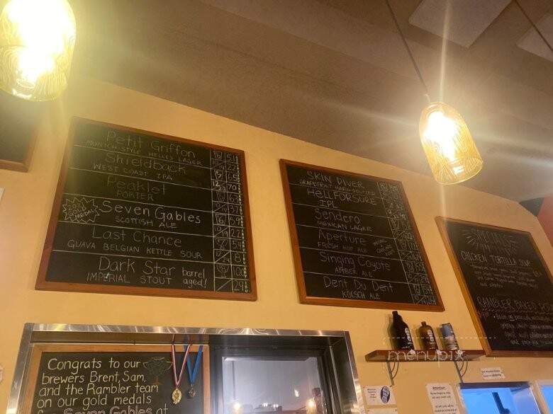 Mountain Rambler Brewery - Bishop, CA menu_pic