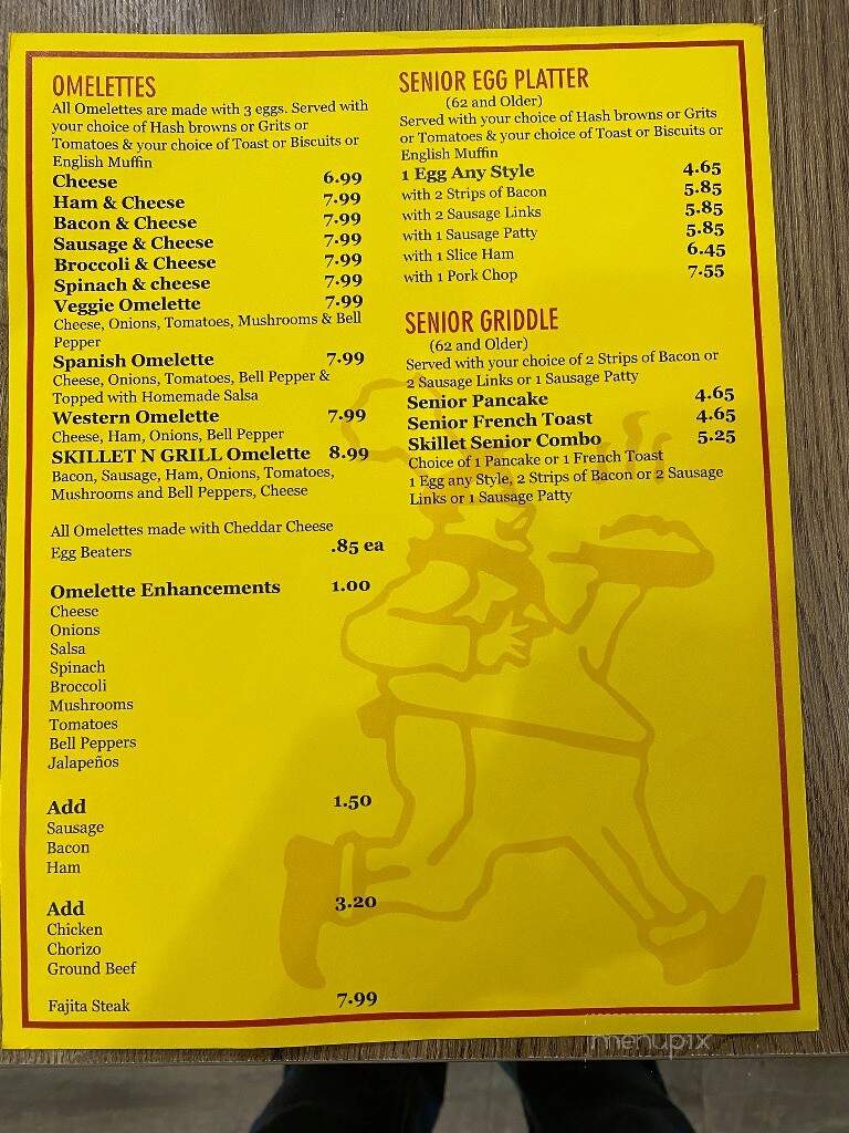 Skillet & Grill Restaurant - Arlington, TX menu_pic
