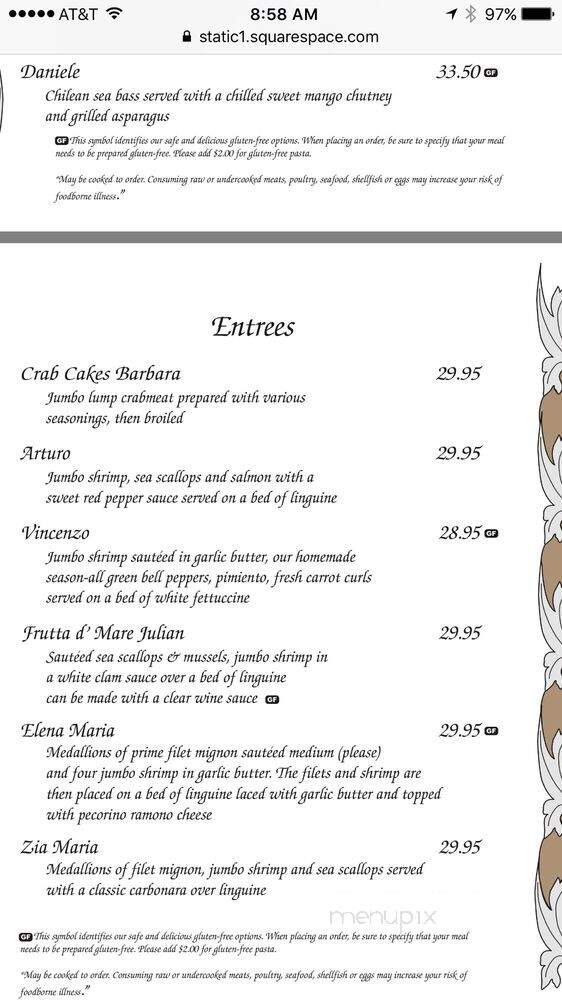 Visaggio's - Enola, PA menu_pic