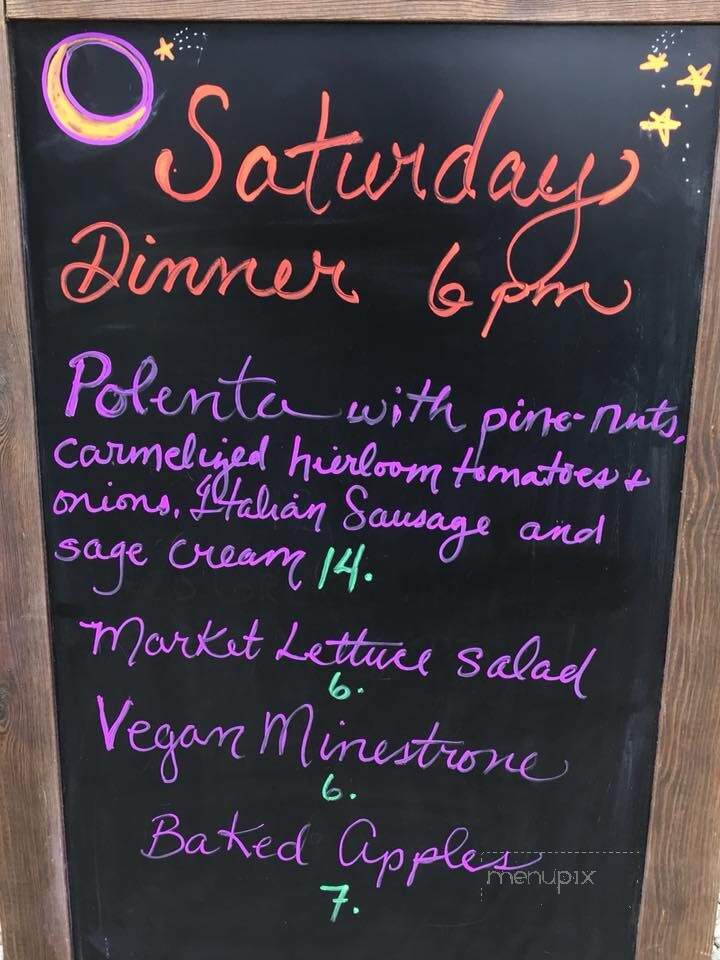 Packer Lake Lodge - Sierra City, CA menu_pic