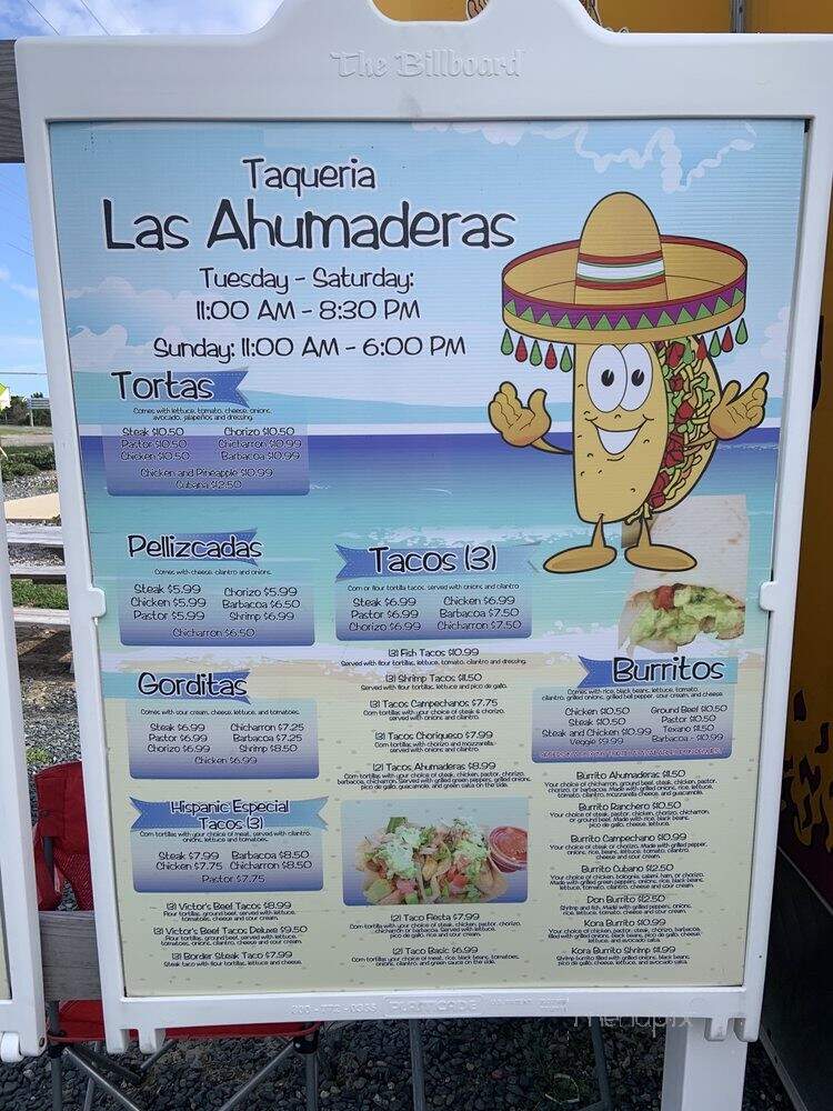 Taqueria Las Ahumaderas - Rodanthe, NC menu_pic