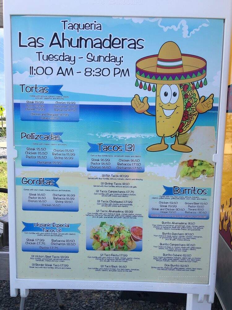 Taqueria Las Ahumaderas - Rodanthe, NC menu_pic