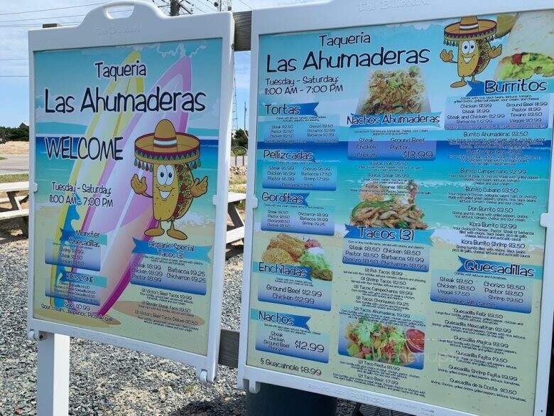 Taqueria Las Ahumaderas - Rodanthe, NC menu_pic