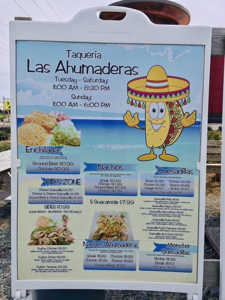Taqueria Las Ahumaderas - Rodanthe, NC menu_pic