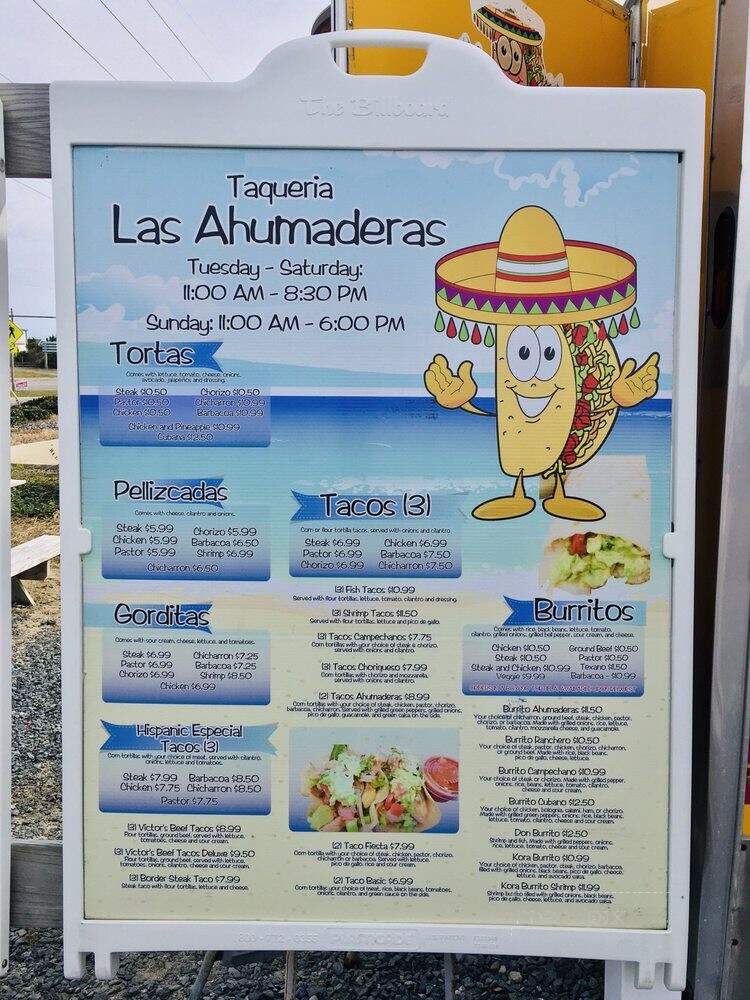 Taqueria Las Ahumaderas - Rodanthe, NC menu_pic