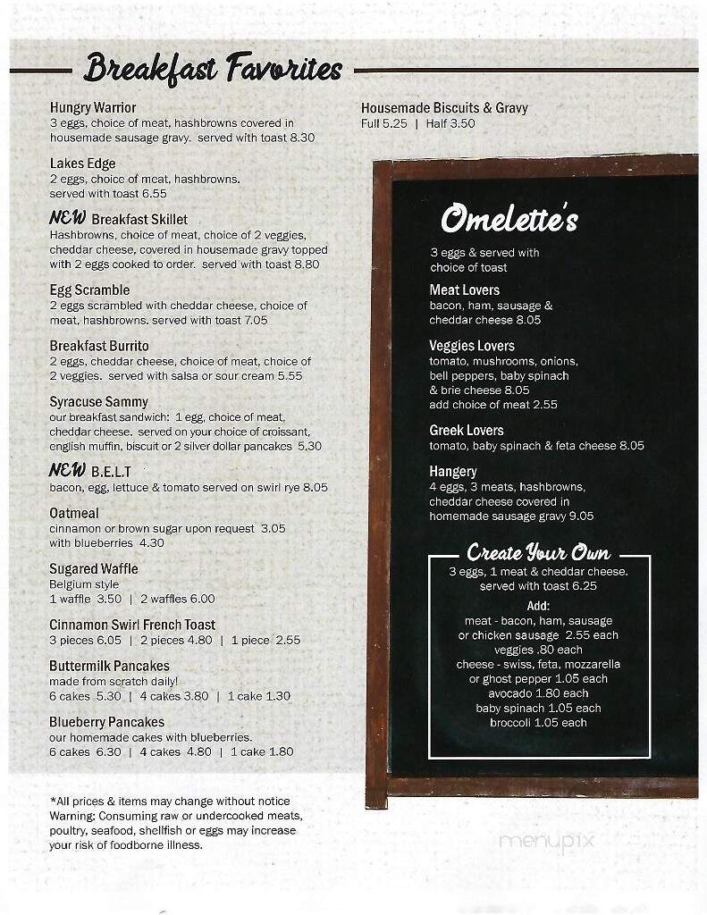 Mug Shots Coffee House & Eatery - Syracuse, IN menu_pic